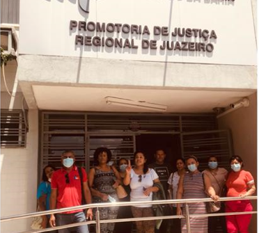 Agentes Comunitários de Saúde de Juazeiro vão ao Ministério Público denunciar o atraso de salários