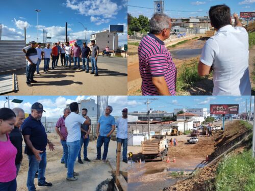 Travessia Urbana: Ex-prefeito Isaac Carvalho e comunitários do Bairro Lomanto Júnior se reúnem com o engenheiro da CLC para entender os impactos das obras na comunidade