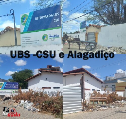 Gestão Suzana Ramos: UBS do CSU e Alagadiço com Obras Inacabadas, Acúmulo de Entulho e Lixo