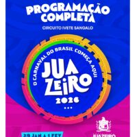 Juazeiro anuncia programação oficial do Circuito Ivete Sangalo no Carnaval 2026