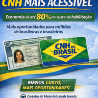 CNH mais acessível amplia oportunidades para milhões de brasileiros