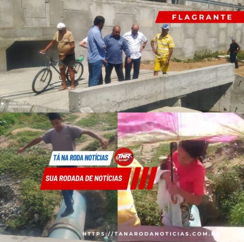 Secretários visitam passagem molhada do Lomanto Júnior e flagram situação de risco de mulher com recém-nascido 