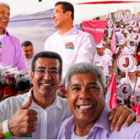 Pré-candidato Juvenilson mostra força no Programa Governo Participativo com o governador Jerônimo, em Juazeiro